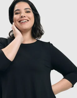 Women Alembika Tops & Tunics<Essential Swing Tunic Top, Black
