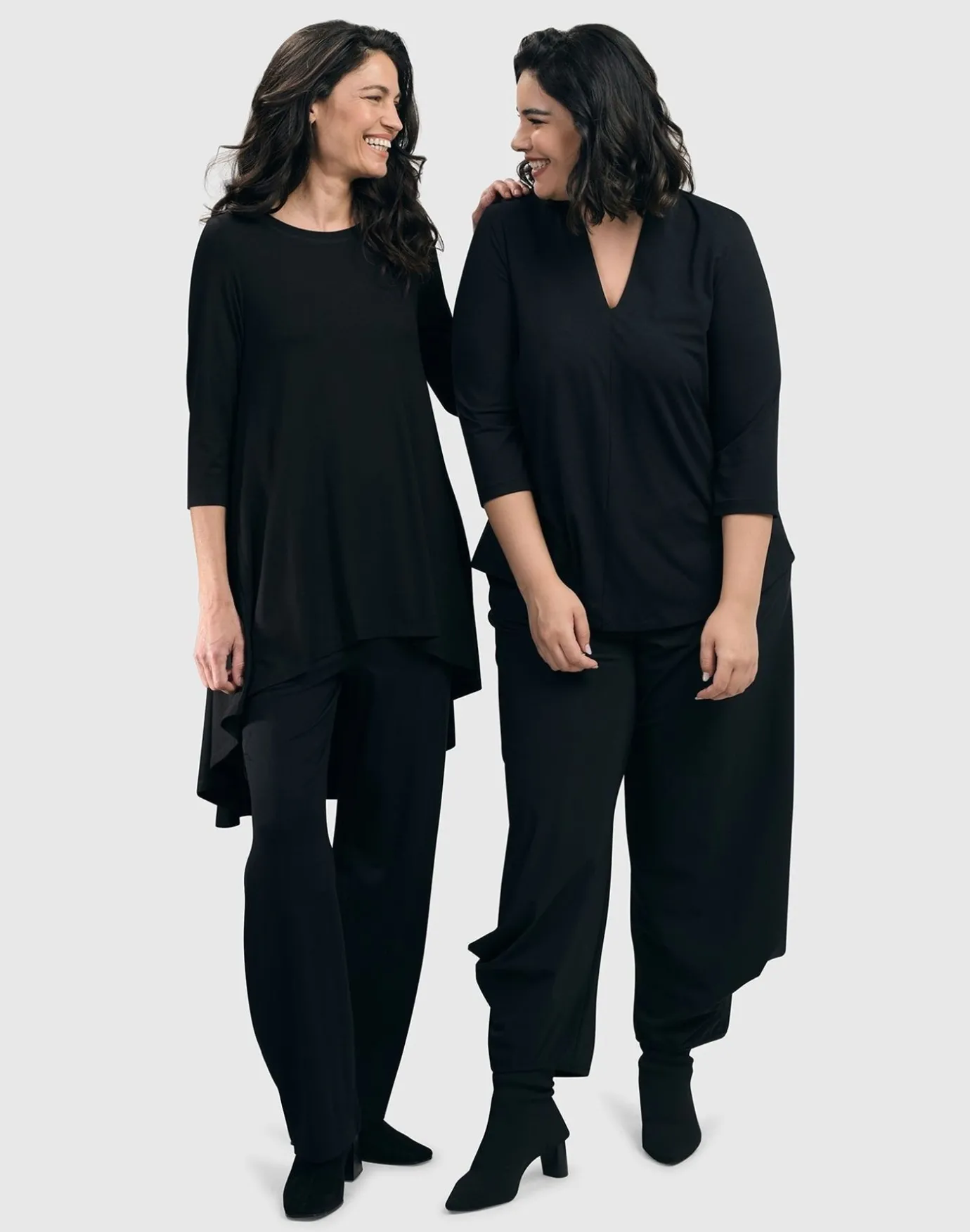 Women Alembika Tops & Tunics<Essential Swing Tunic Top, Black