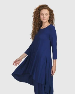 Women Alembika Plus<Essential Swing Tunic Top, Royal Blue