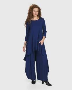 Women Alembika Plus<Essential Swing Tunic Top, Royal Blue