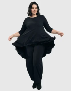 Women Alembika Plus<Essential Swing Tunic Top, Black