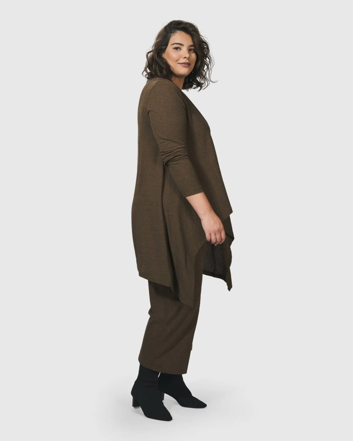 Women Alembika Plus<Essential Swing Tunic Top, Brown