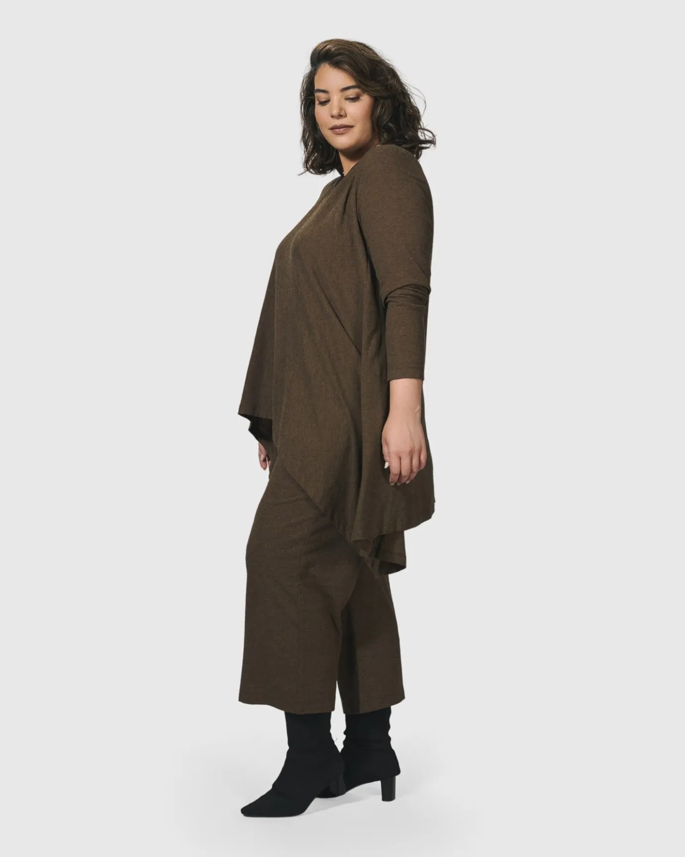 Women Alembika Plus<Essential Swing Tunic Top, Brown
