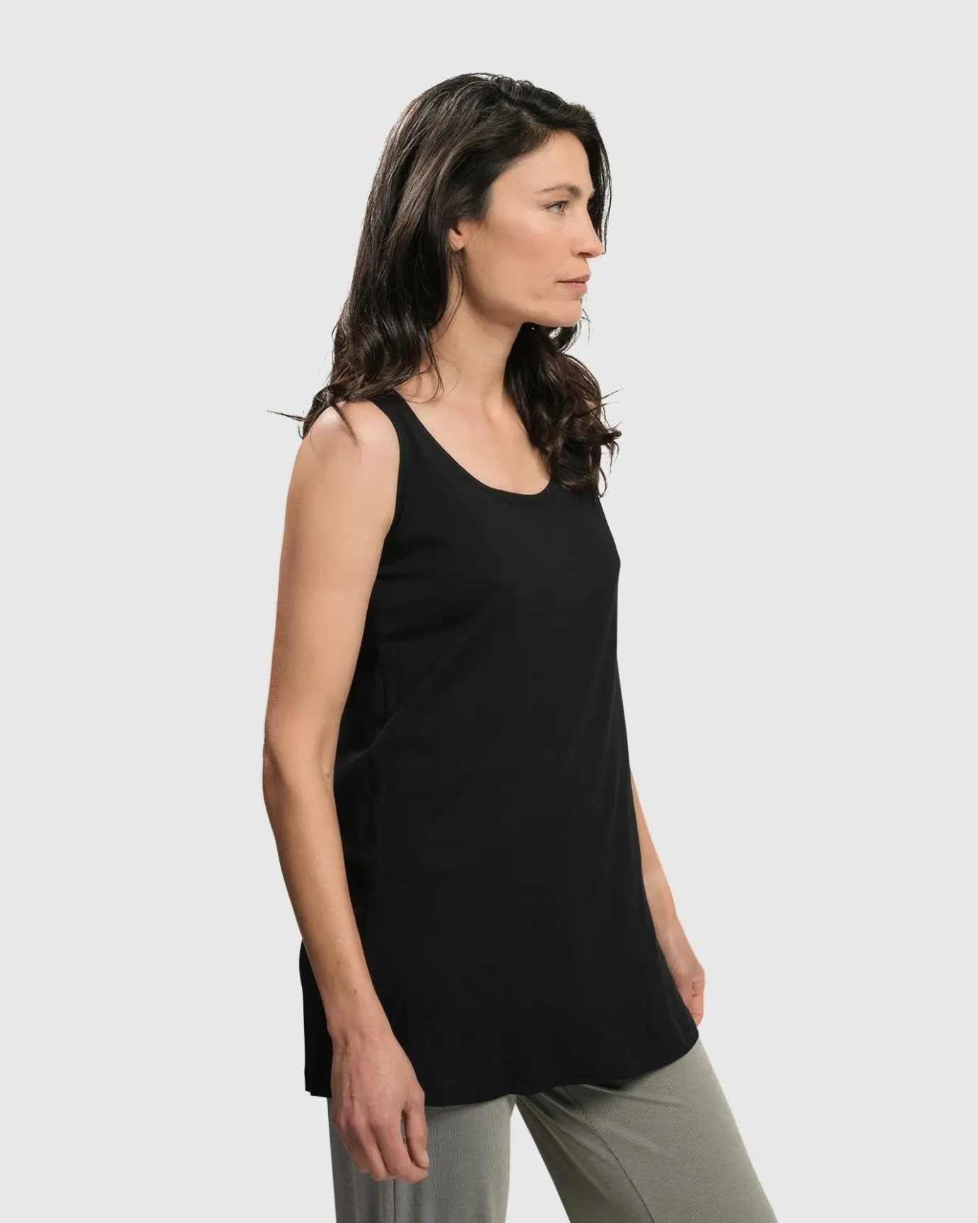 Women Alembika Plus<Essential Tank Top, Black