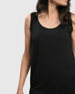 Women Alembika Tops & Tunics<Essential Tank Top, Black