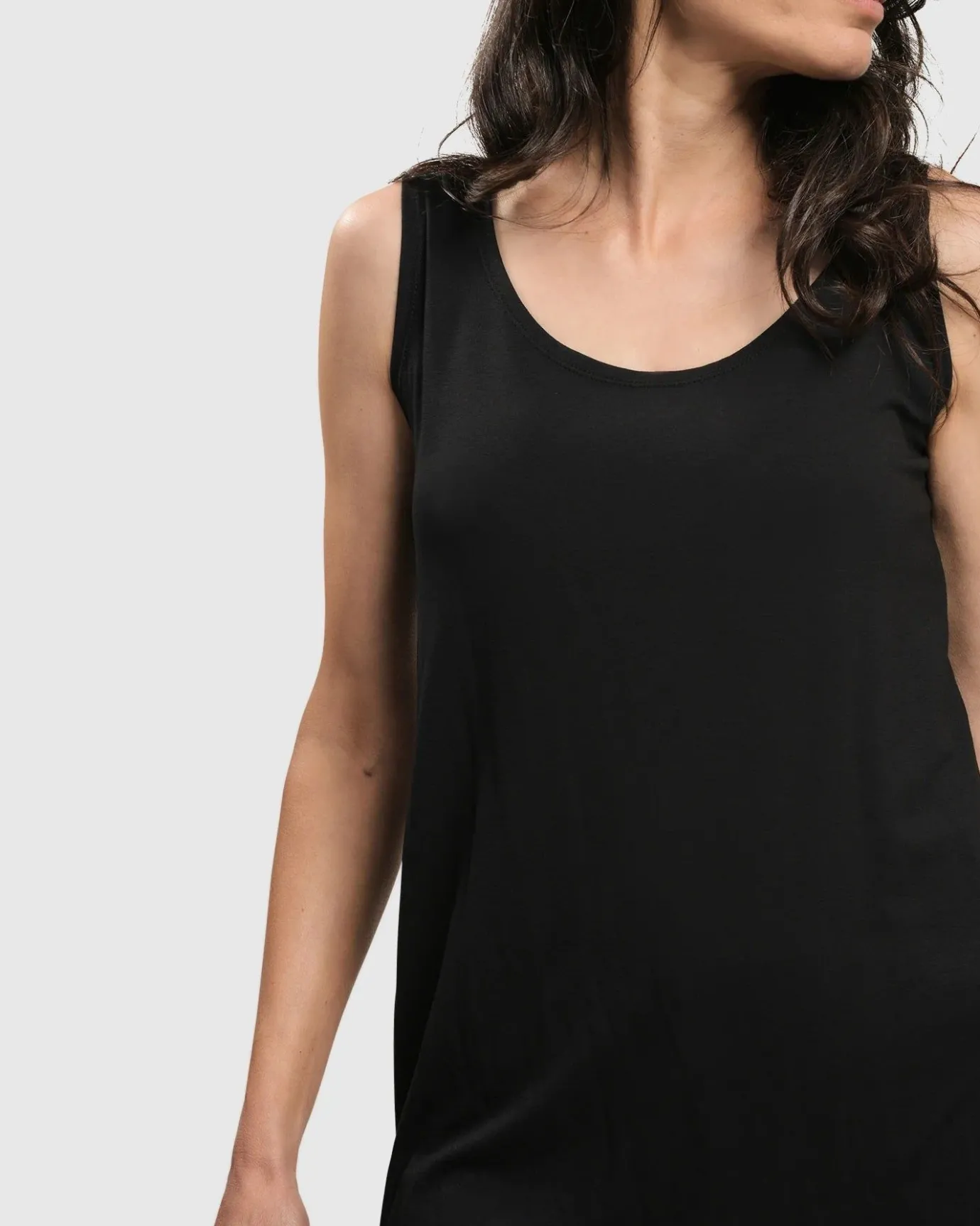 Women Alembika Tops & Tunics<Essential Tank Top, Black