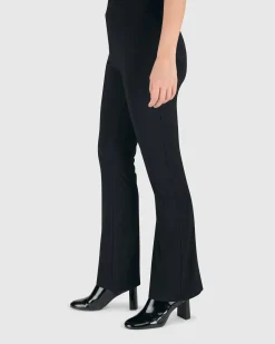 Women Alembika Pants & Skirts<Essential Tekbika Bootcut Leggings, Black