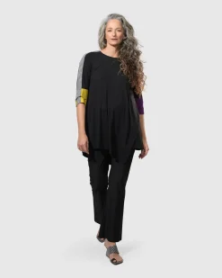 Women Alembika Pants & Skirts<Essential Tekbika Bootcut Leggings, Black