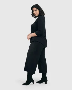 Women Alembika Pants & Skirts<Essential Tekbika Cute Crop Pants, Black