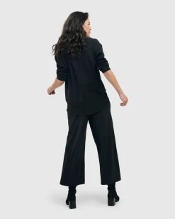 Women Alembika Pants & Skirts<Essential Tekbika Cute Crop Pants, Black