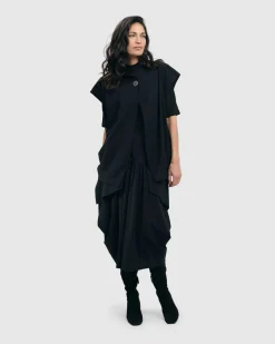 Women Alembika Jackets<Essential Tekbika Go-To Vest Jacket, Black