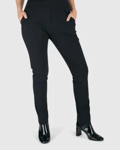 Women Alembika Pants & Skirts<Essential Tekbika J-Pocket Slim Pants, Black