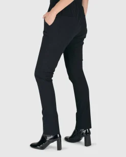 Women Alembika Pants & Skirts<Essential Tekbika J-Pocket Slim Pants, Black