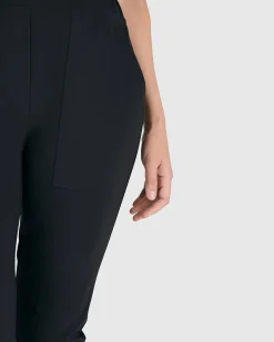 Women Alembika Pants & Skirts<Essential Tekbika J-Pocket Slim Pants, Black
