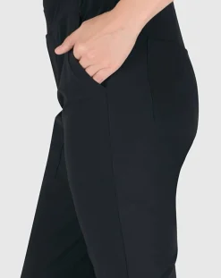 Women Alembika Pants & Skirts<Essential Tekbika J-Pocket Slim Pants, Black