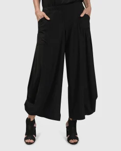 Women Alembika Pants & Skirts<Essential Tekbika Pocket Punto Pants, Black