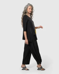 Women Alembika Pants & Skirts<Essential Tekbika Pocket Punto Pants, Black