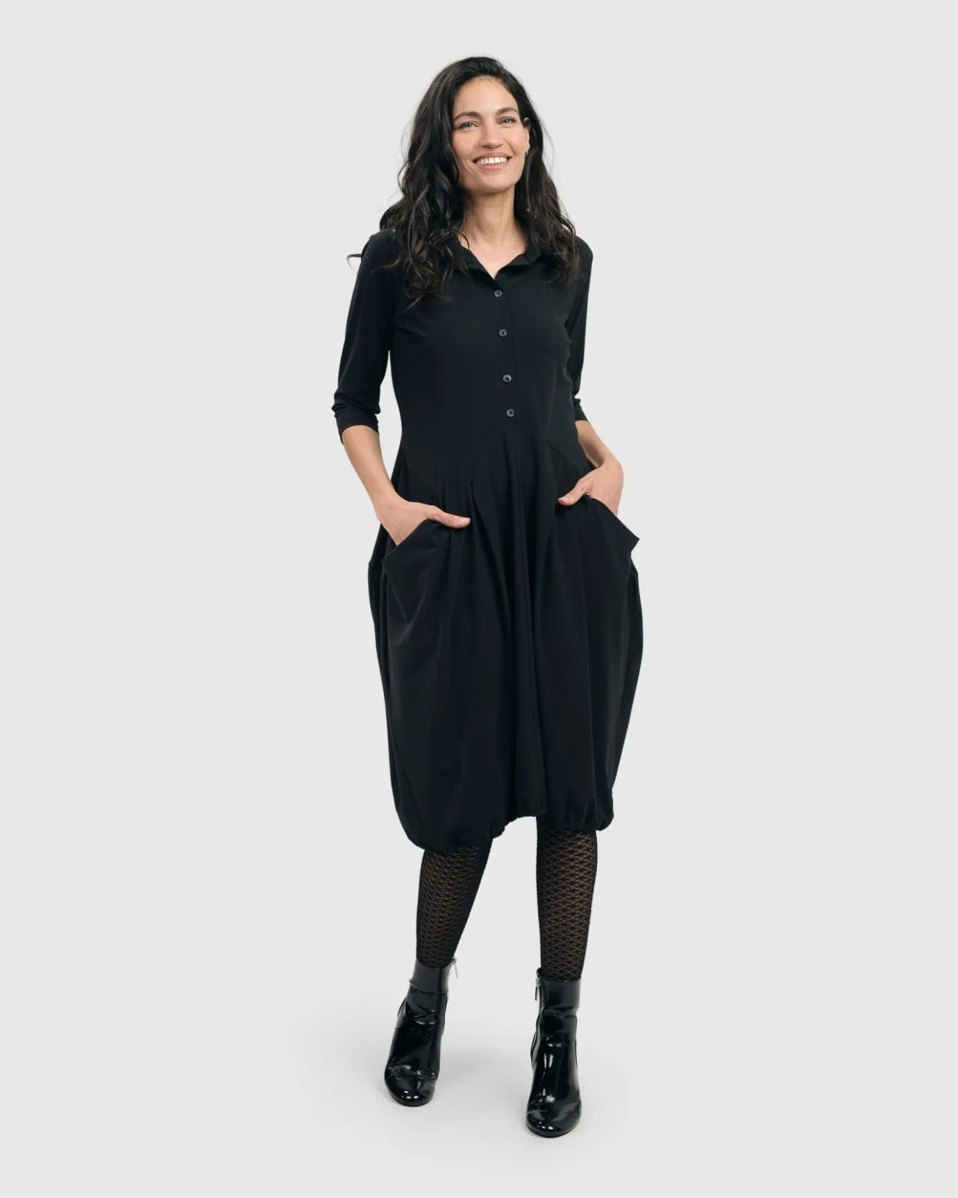 Women Alembika Plus<Essential Tekbika Signature Pocket Dress, Black