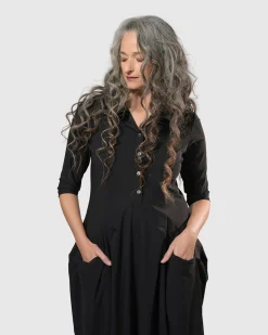 Women Alembika Plus<Essential Tekbika Signature Pocket Dress, Black