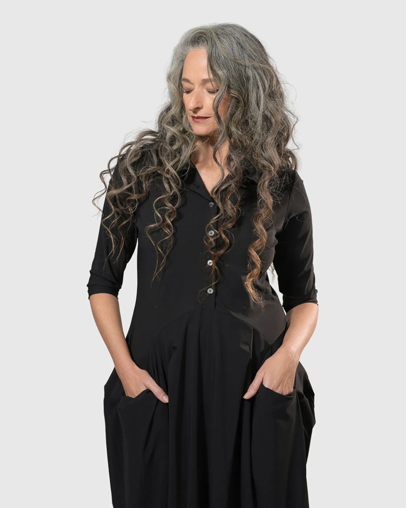 Women Alembika Plus<Essential Tekbika Signature Pocket Dress, Black