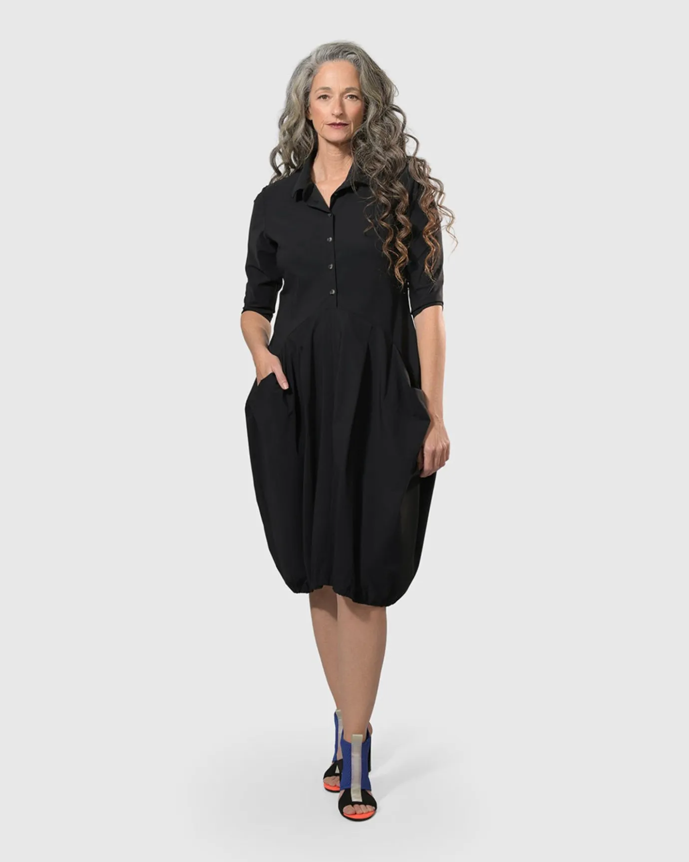 Women Alembika Plus<Essential Tekbika Signature Pocket Dress, Black