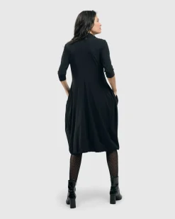 Women Alembika Plus<Essential Tekbika Signature Pocket Dress, Black