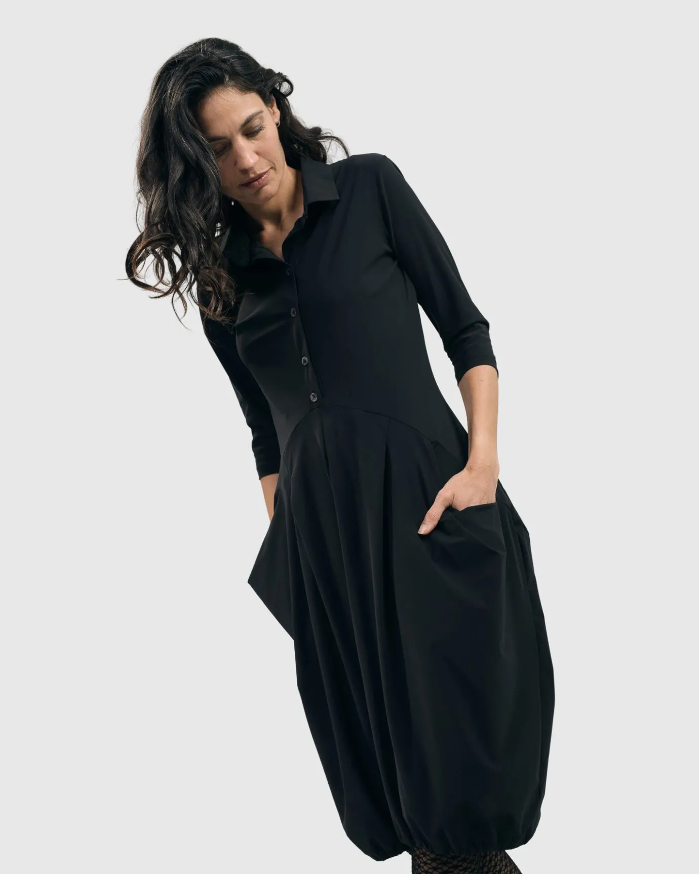 Women Alembika Plus<Essential Tekbika Signature Pocket Dress, Black