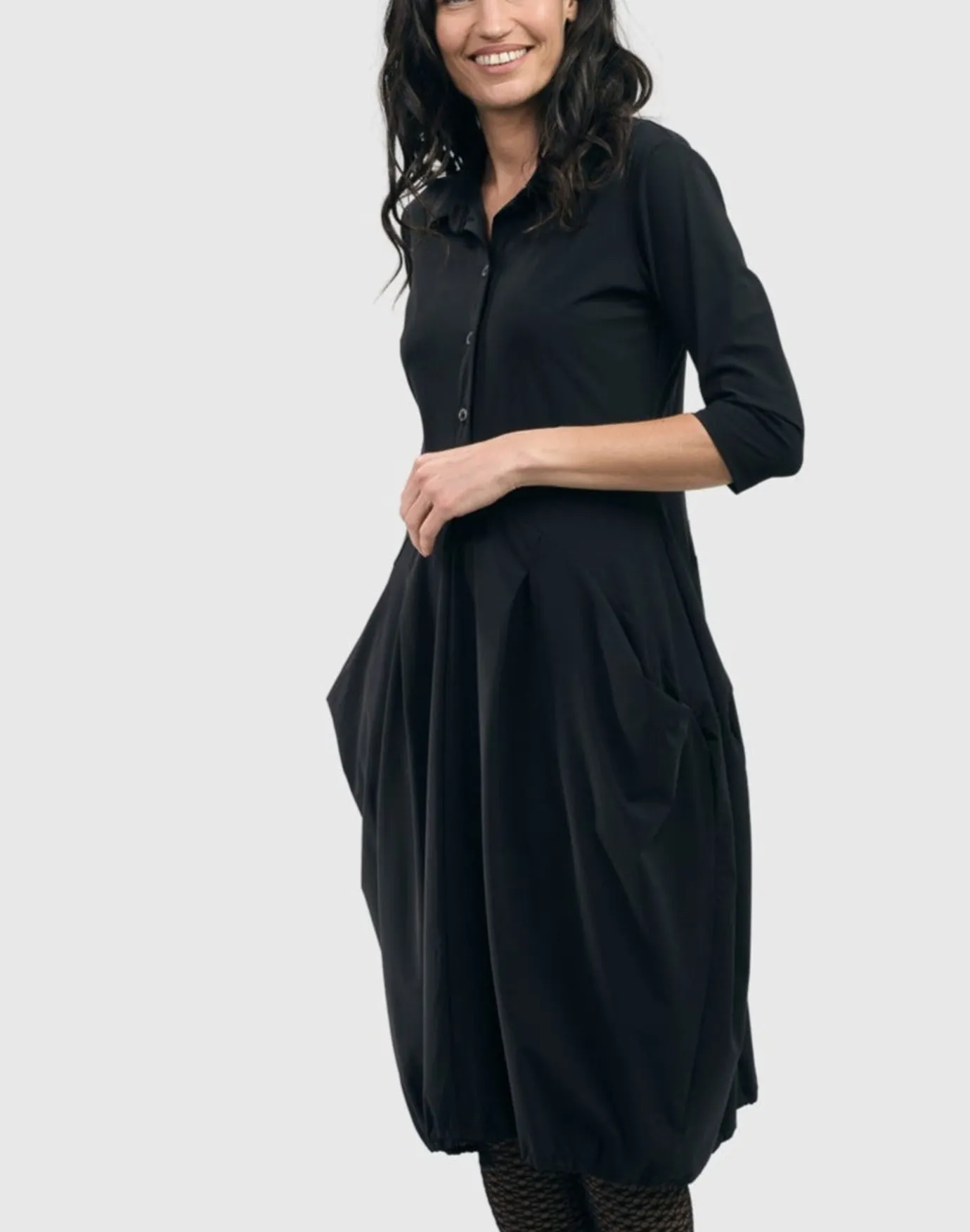 Women Alembika Plus<Essential Tekbika Signature Pocket Dress, Black