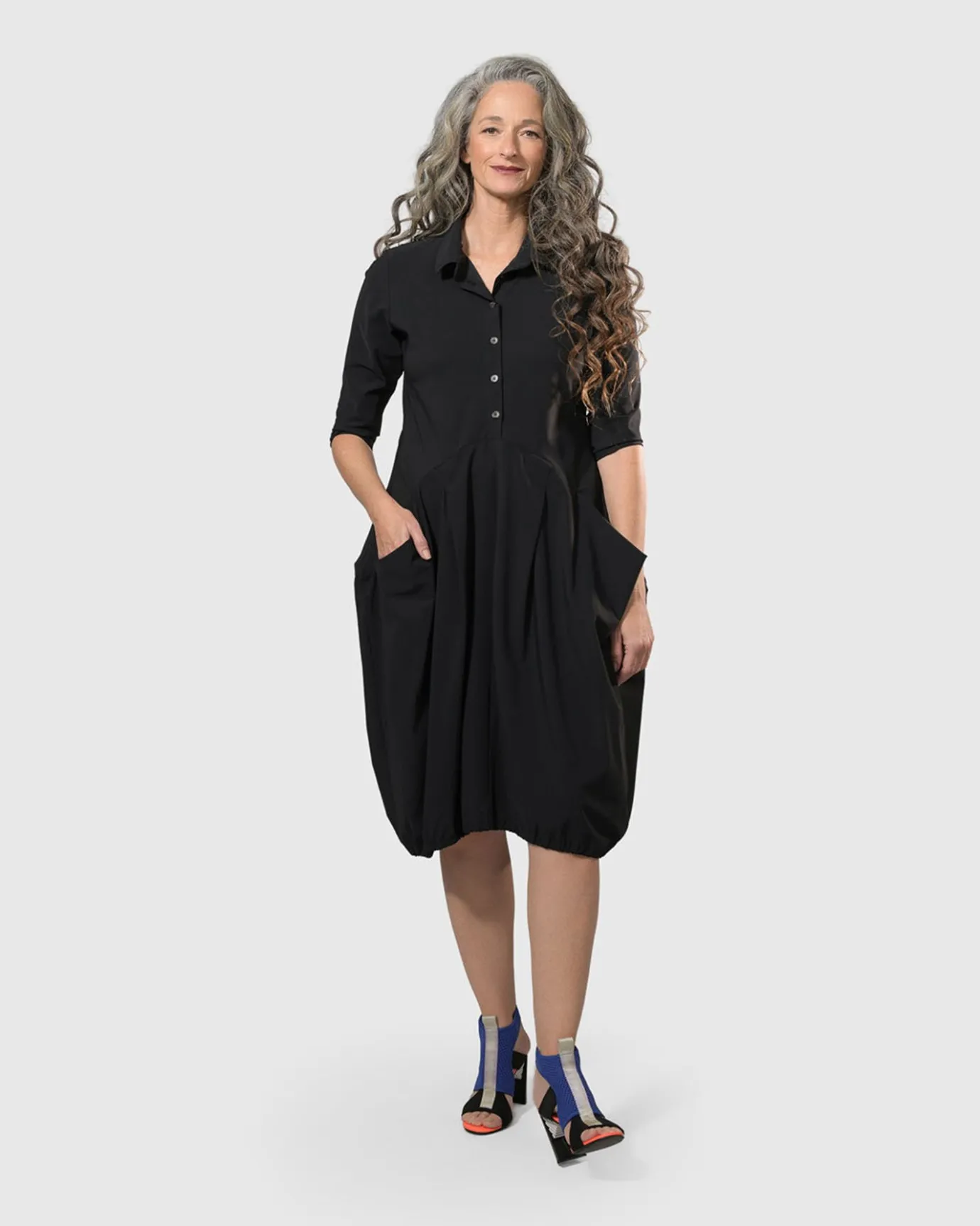 Women Alembika Plus<Essential Tekbika Signature Pocket Dress, Black