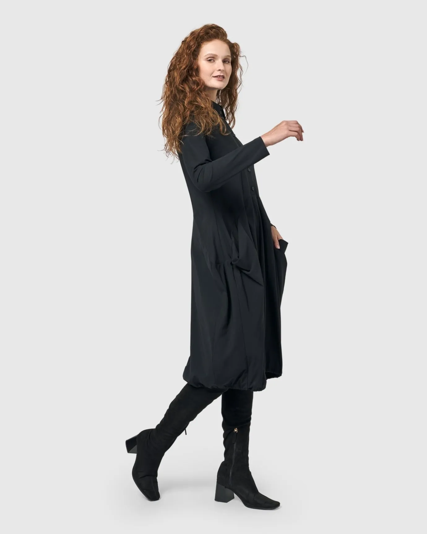 Women Alembika Plus<Essential Tekbika Signature Pocket Dress, Black