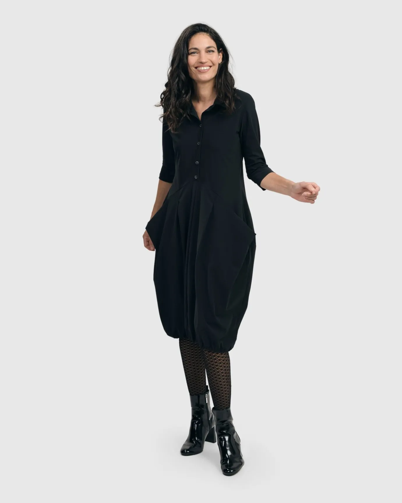 Women Alembika Plus<Essential Tekbika Signature Pocket Dress, Black