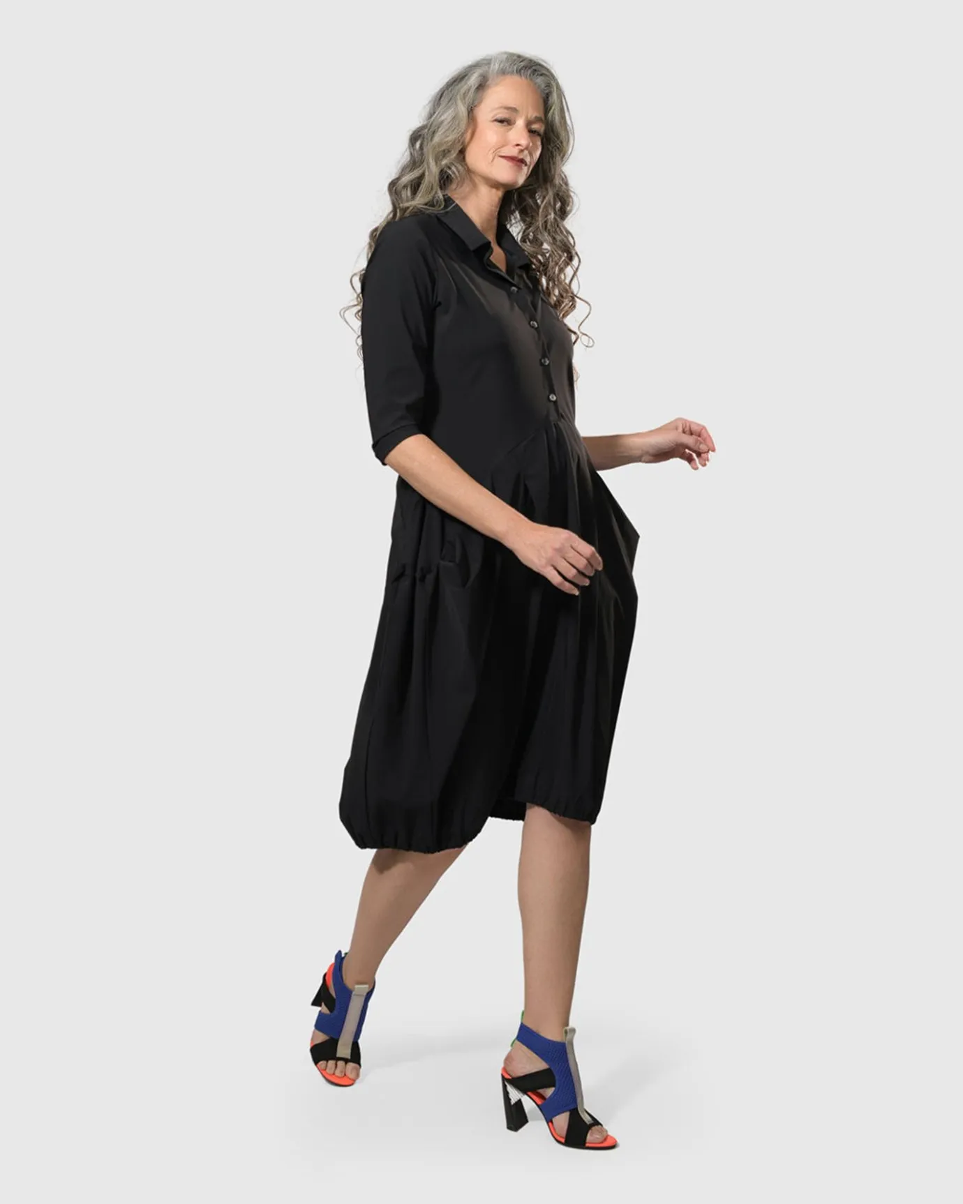 Women Alembika Plus<Essential Tekbika Signature Pocket Dress, Black