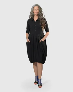Women Alembika Dresses<Essential Tekbika Signature Pocket Dress, Black