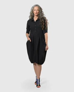 Women Alembika Dresses<Essential Tekbika Signature Pocket Dress, Black