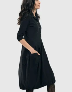 Women Alembika Dresses<Essential Tekbika Signature Pocket Dress, Black