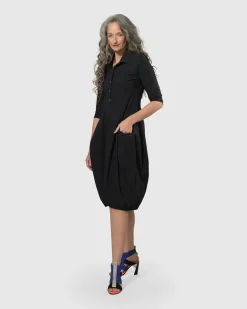 Women Alembika Dresses<Essential Tekbika Signature Pocket Dress, Black
