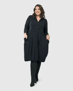 Women Alembika Dresses<Essential Tekbika Signature Pocket Dress, Black