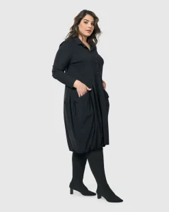 Women Alembika Dresses<Essential Tekbika Signature Pocket Dress, Black