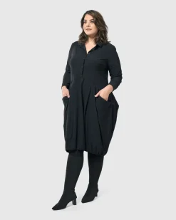 Women Alembika Dresses<Essential Tekbika Signature Pocket Dress, Black