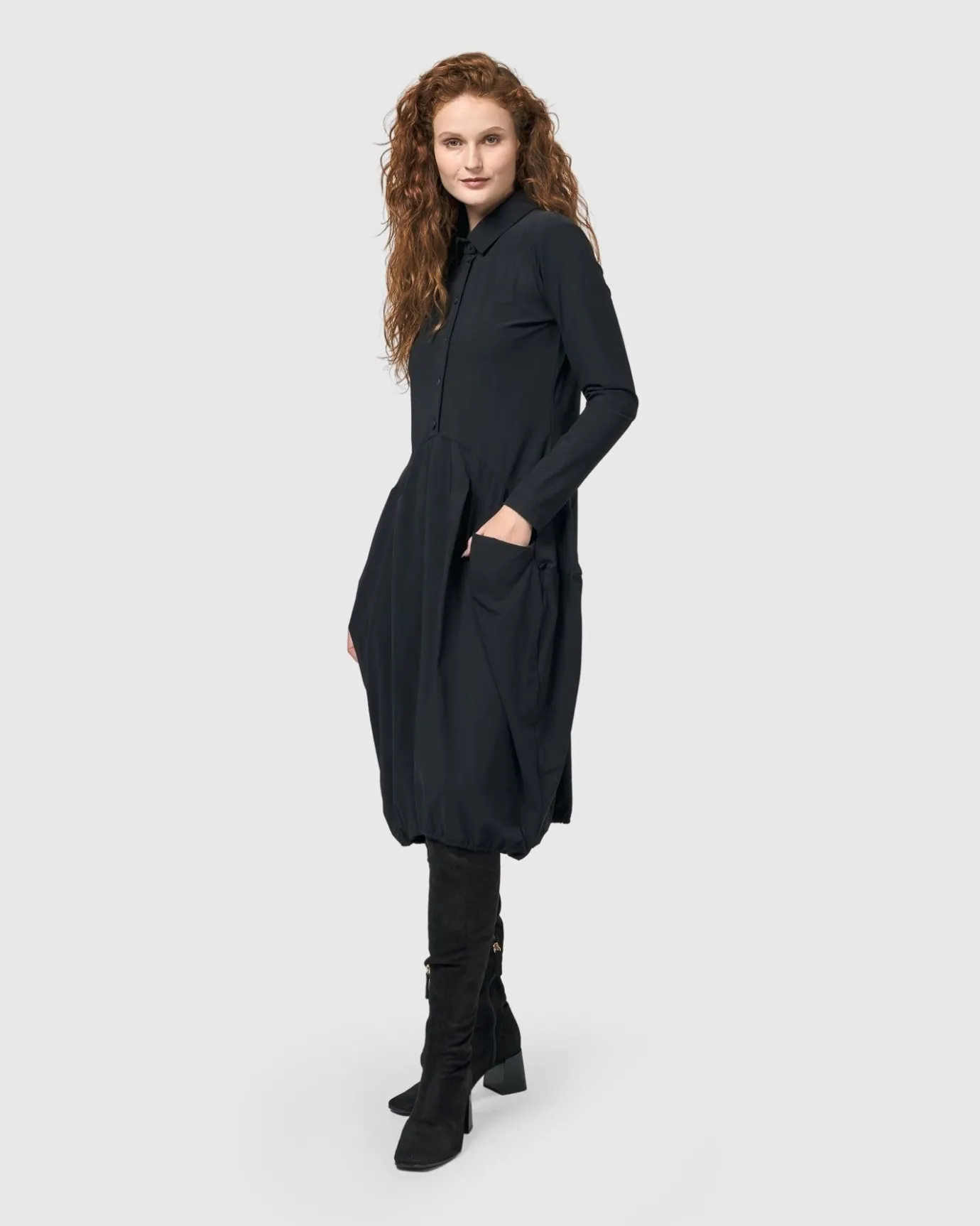 Women Alembika Dresses<Essential Tekbika Signature Pocket Dress, Black