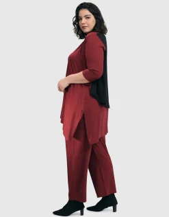 Women Alembika Jackets<Essential 2-Tone Crop Cardigan, Plum