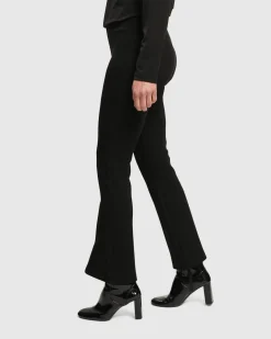 Women Alembika Pants & Skirts<Essential Toned Up Flare Pants, Black