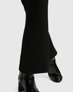 Women Alembika Pants & Skirts<Essential Toned Up Flare Pants, Black