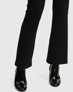 Women Alembika Pants & Skirts<Essential Toned Up Flare Pants, Black