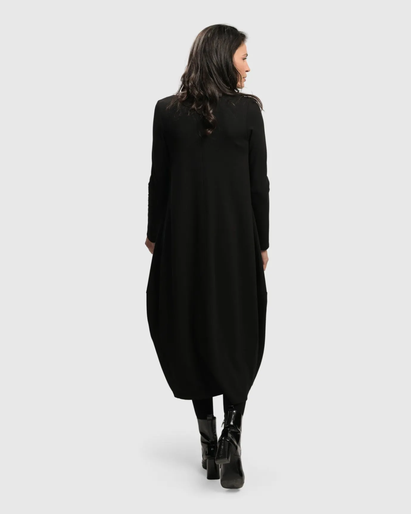 Women Alembika Dresses<Essential Toned Up Midi Dress, Black