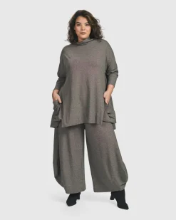 Women Alembika Plus<Essential Toned Up Punto Pants, Fog