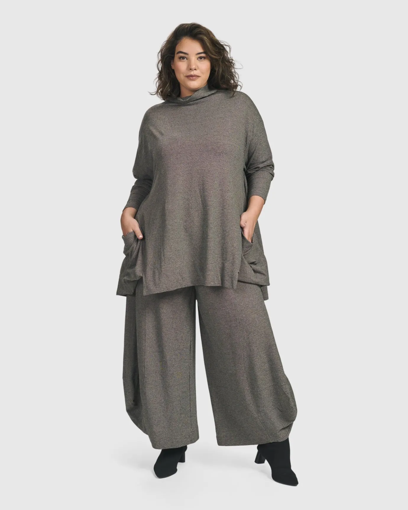 Women Alembika Pants & Skirts<Essential Toned Up Punto Pants, Fog