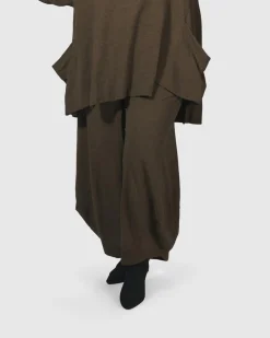 Women Alembika Plus<Essential Toned Up Punto Pants, Brown