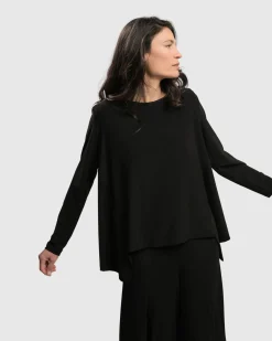 Women Alembika Tops & Tunics<Essential Ultimate Top, Black