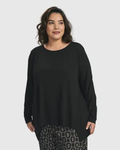 Women Alembika Tops & Tunics<Essential Ultimate Top, Black